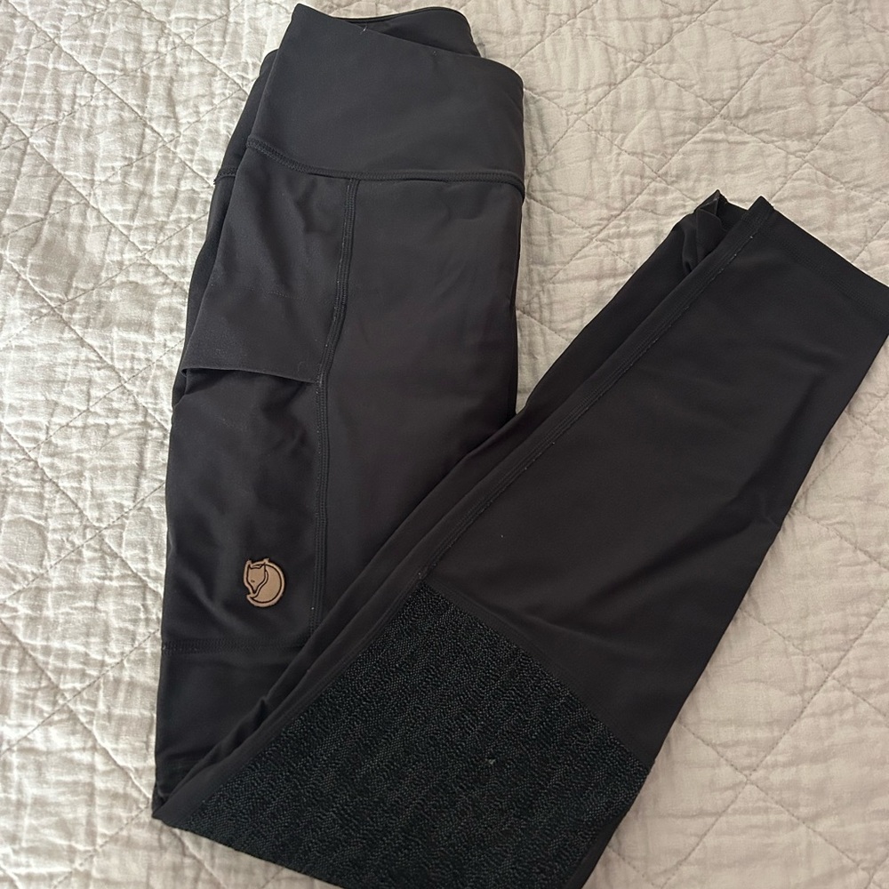 Fjallraven Women's Black Trekking Tights